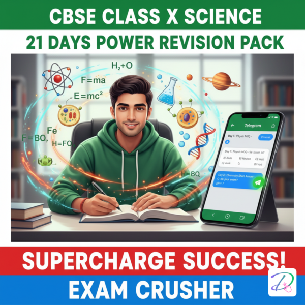 CBSE Class X SCIENCE: 21 Days Power Revision Pack