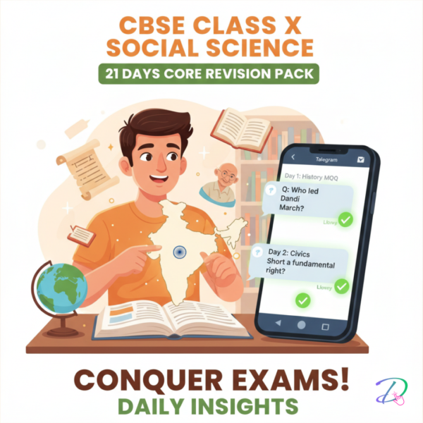 CBSE Class X SOCIAL SCIENCE: 21 Days Core Revision Pack