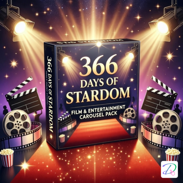 366 Days of Stardom: Film & Entertainment Carousel Pack